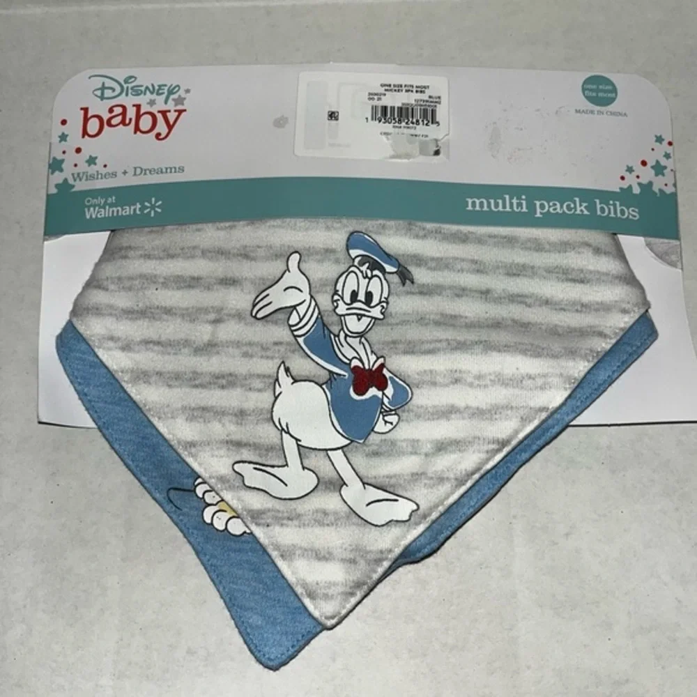 New Disney‎ Baby Multi Pack Bibs 3 Pack One Size